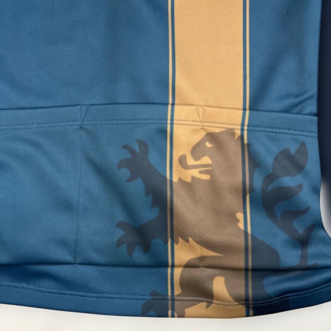 Kapelmuur サイクルジャージ 青/ベージュ