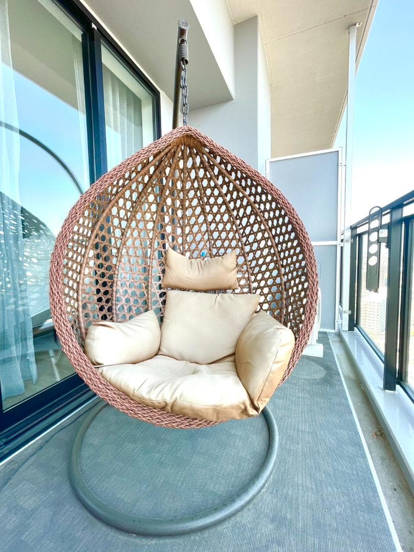 ゆったり　大型　ハンギングチェア　二点出品　1/2