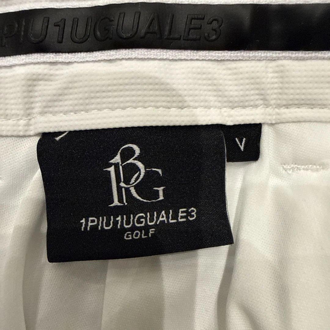 1PIU1UGUALE3 ホワイト ゴルフパンツ