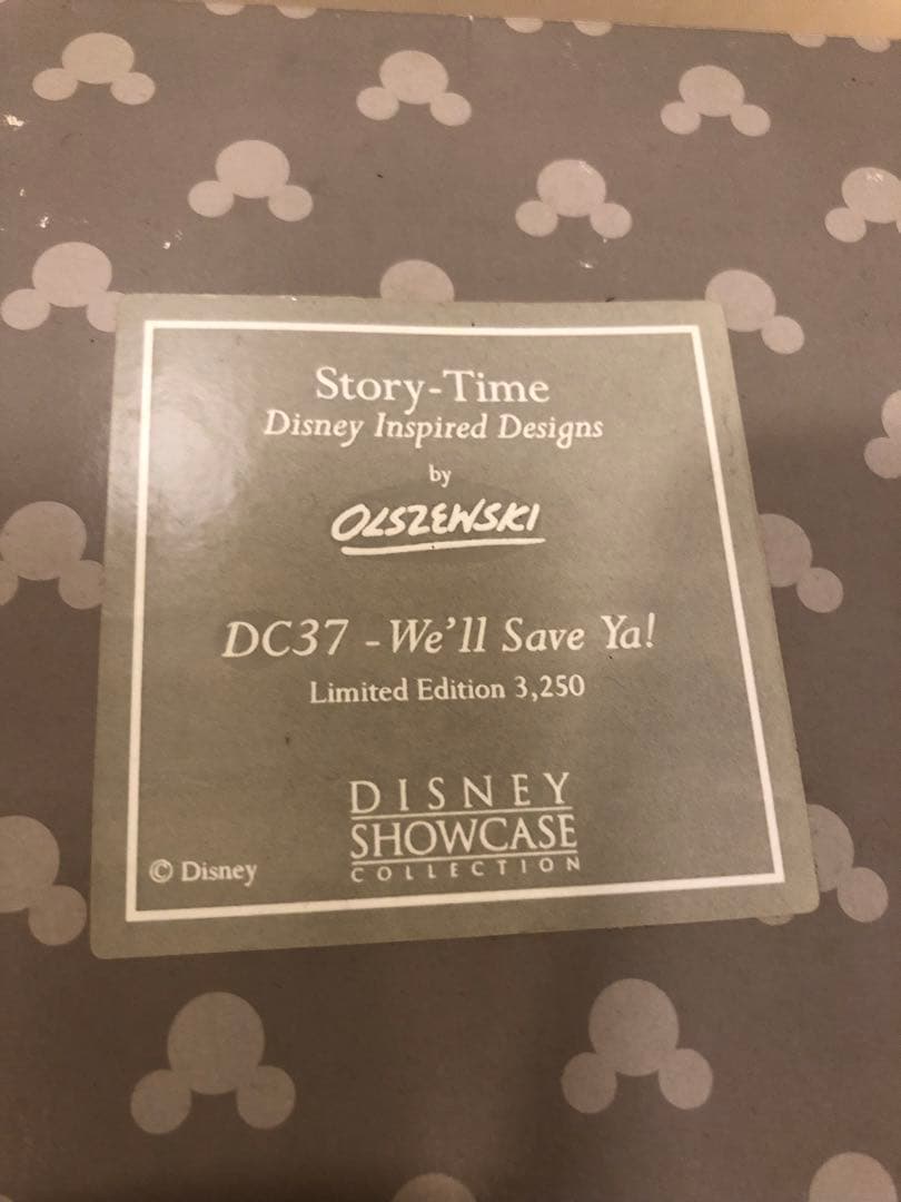 未使用　ディズニー　オルショウスキー　ダンボ　廃盤品