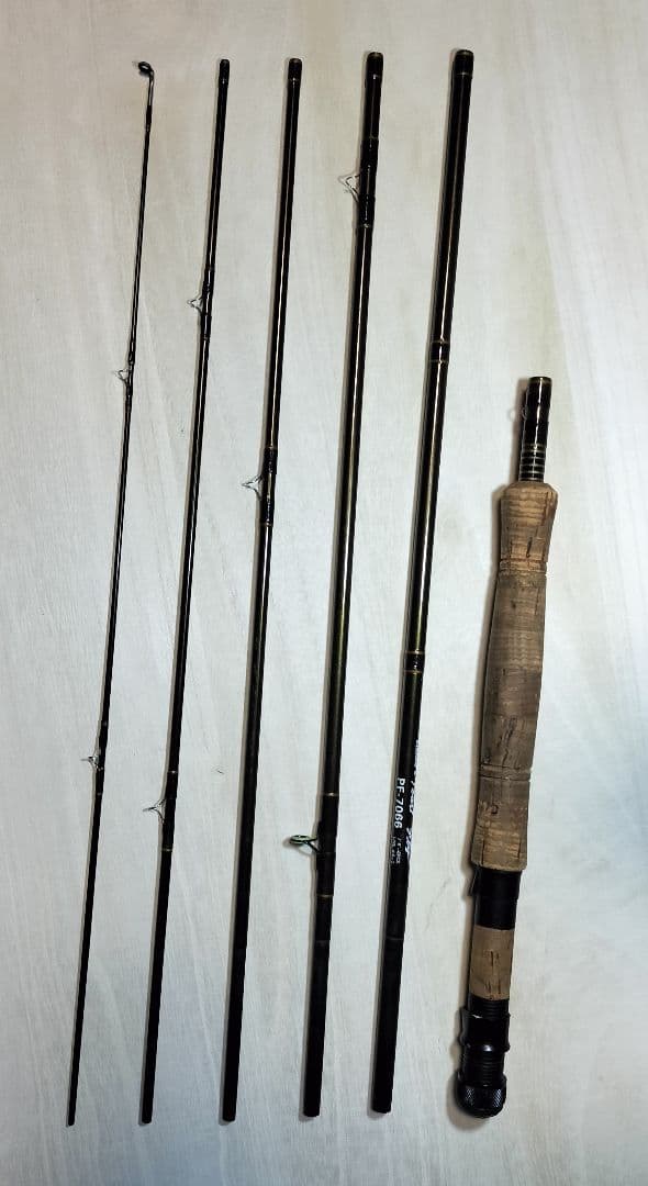 フライロッド キラク パールフライ PF-7066 7'6\" #4-5 6PC