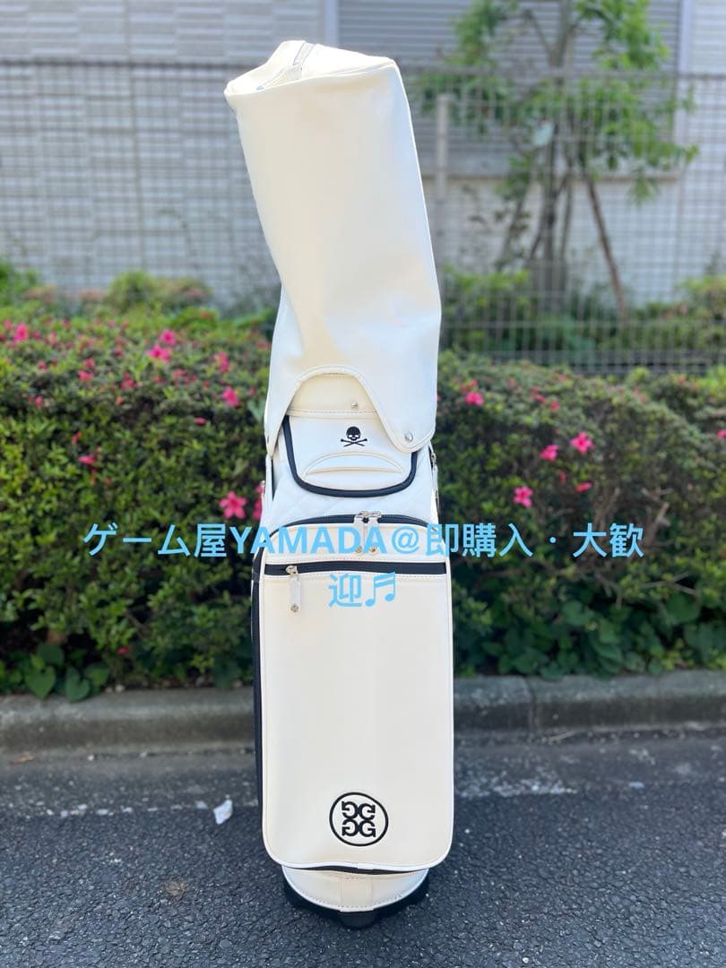 G/FORE ジーフォア ゴルフ キャディバッグ スタンド式 ホワイト 男女兼用
