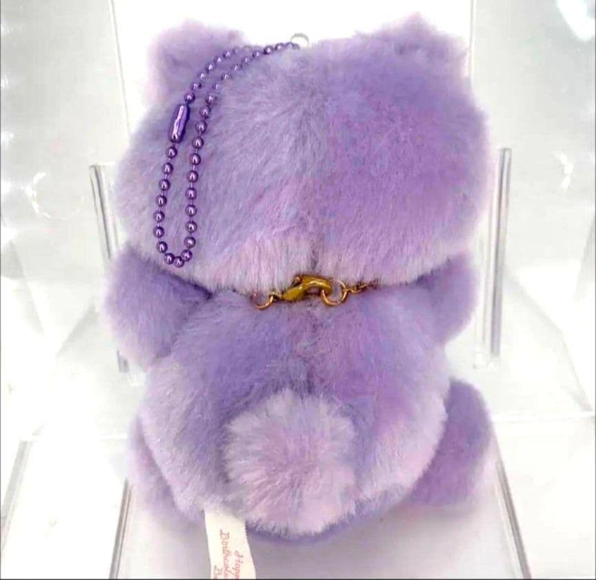 ハッピーバースカラー パステル ベア ハート タグ付き 2月 キーホルダー ⑤