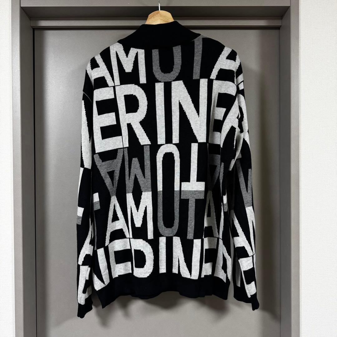 新品 muta MARINE BIG LETTERS モックネックセーター