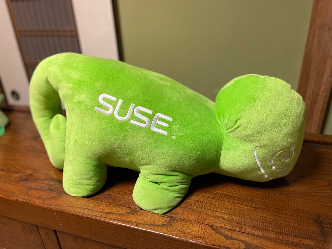 SUSE Geeko カメレオン型ぬいぐるみセット