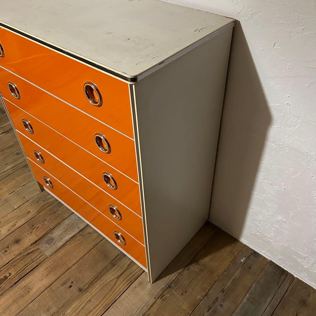 【オレンジ】レトロポップなタンス