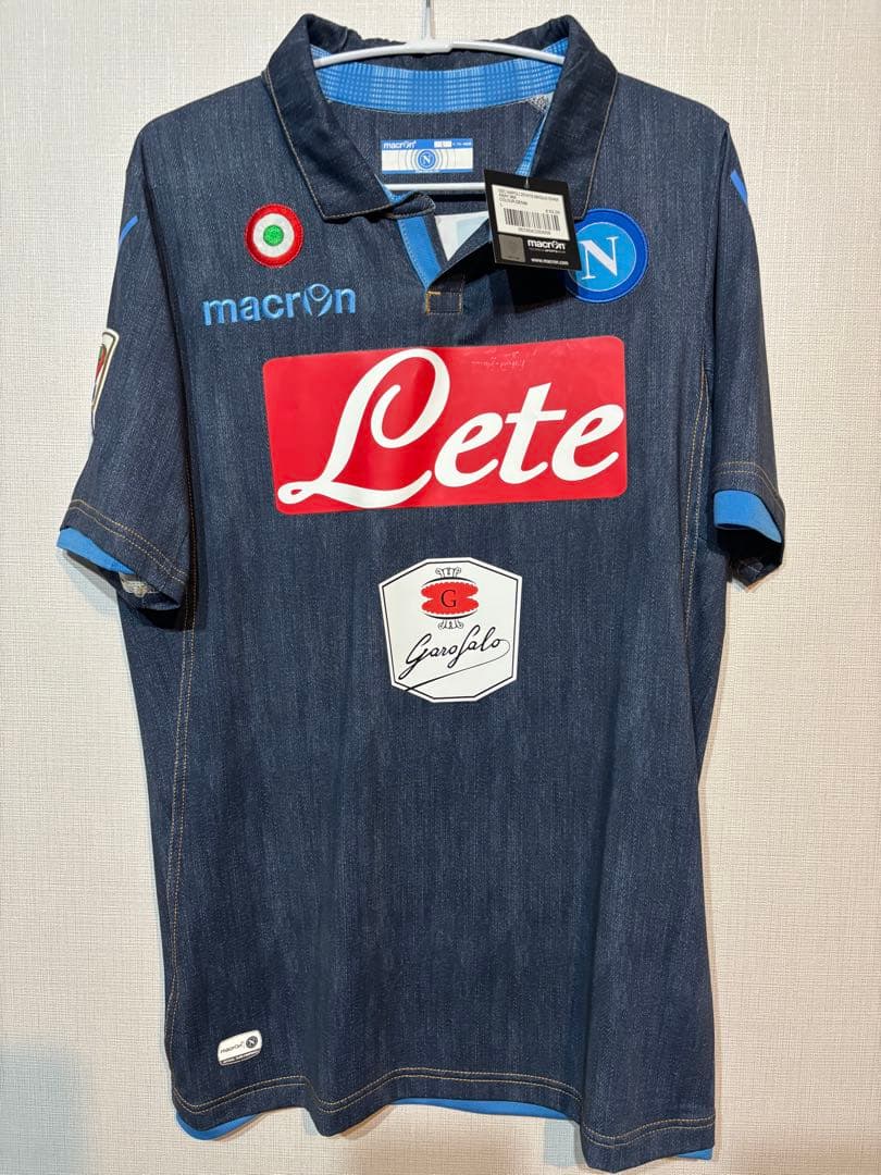 【新品タグ付き】 14-15 ナポリ メルテンス アウェイユニフォーム