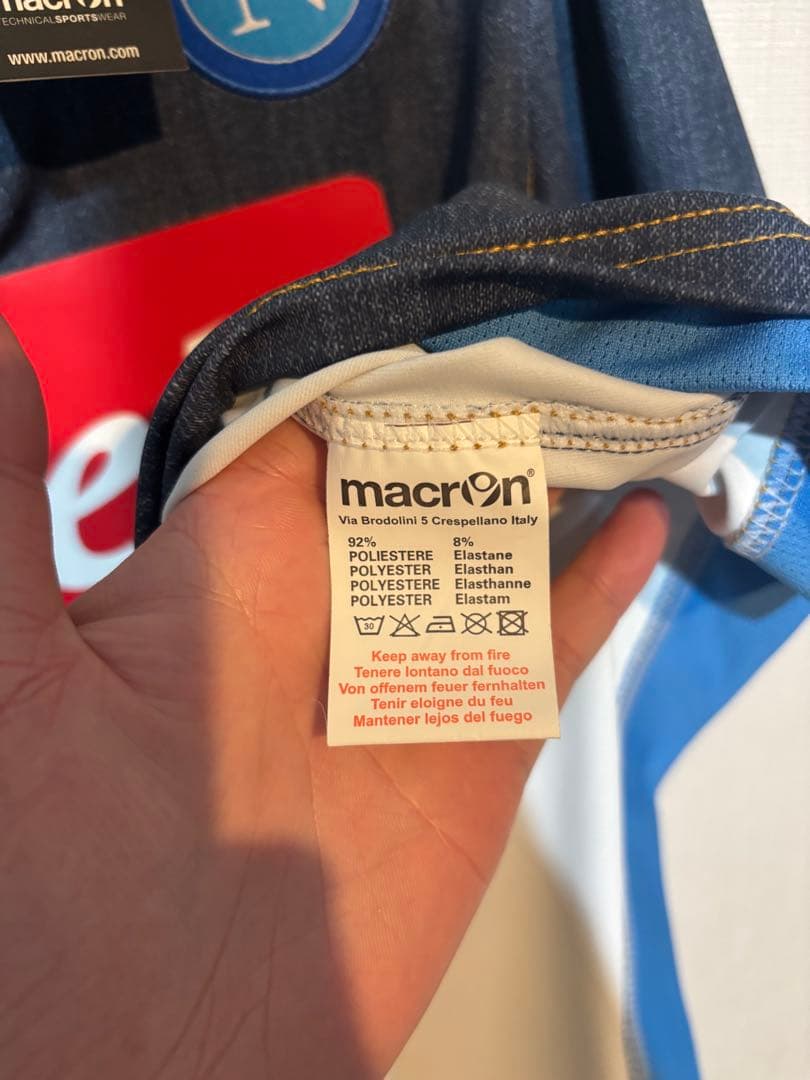 【新品タグ付き】 14-15 ナポリ メルテンス アウェイユニフォーム