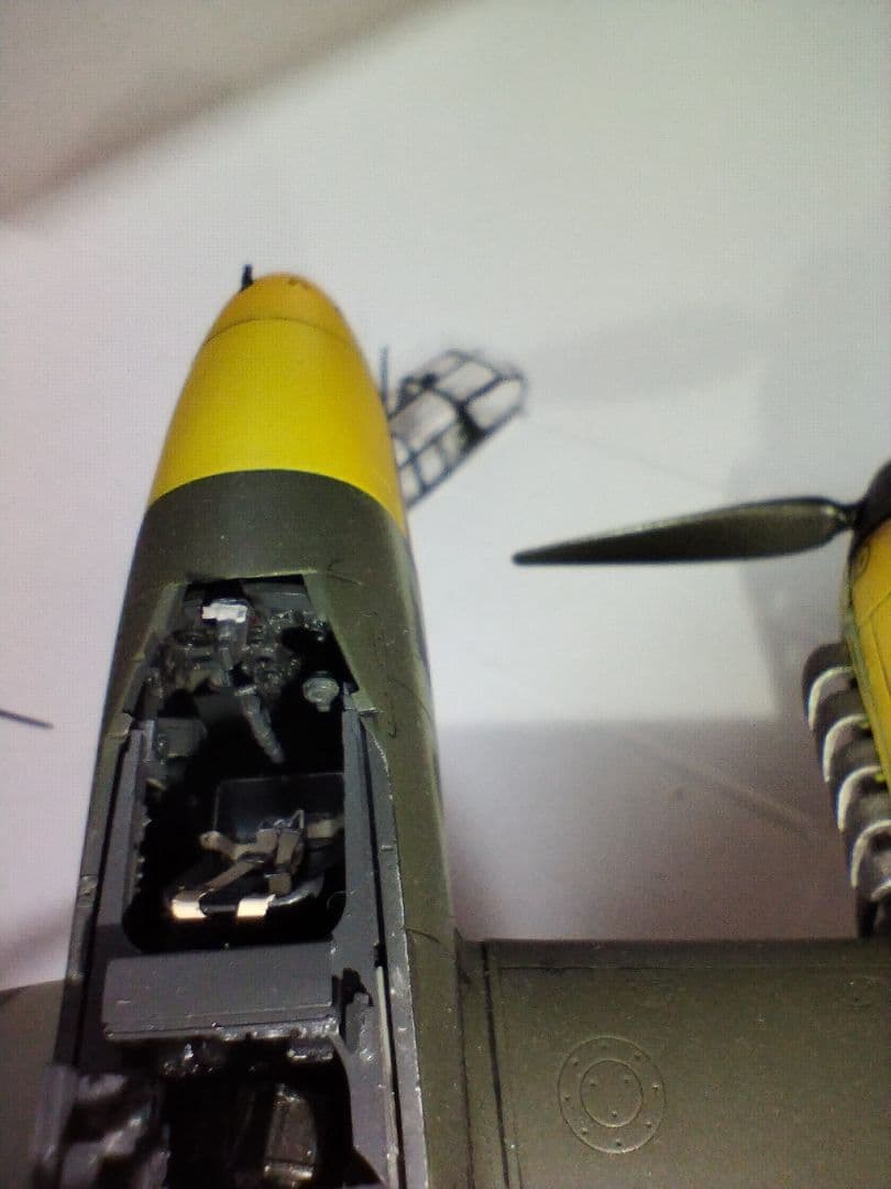 プラモデル完成機　1/48　メッサーシュミットBf110D-3