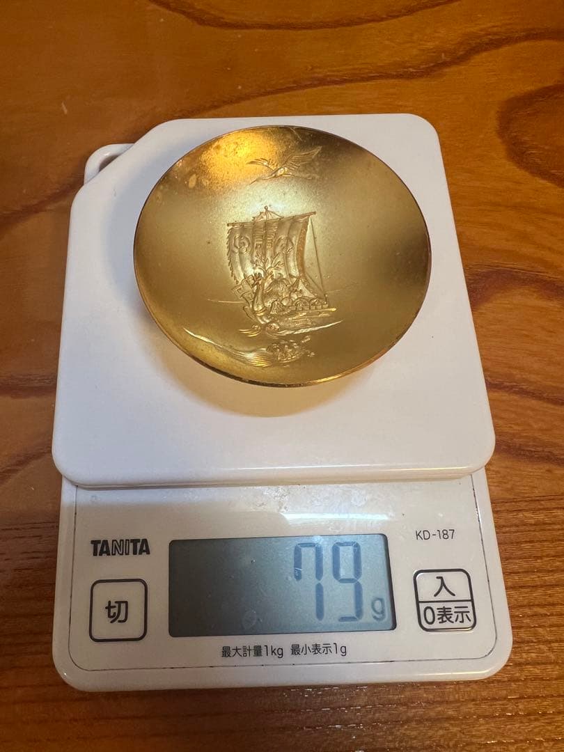 24KGP 金杯 守礼門 桐箱入り