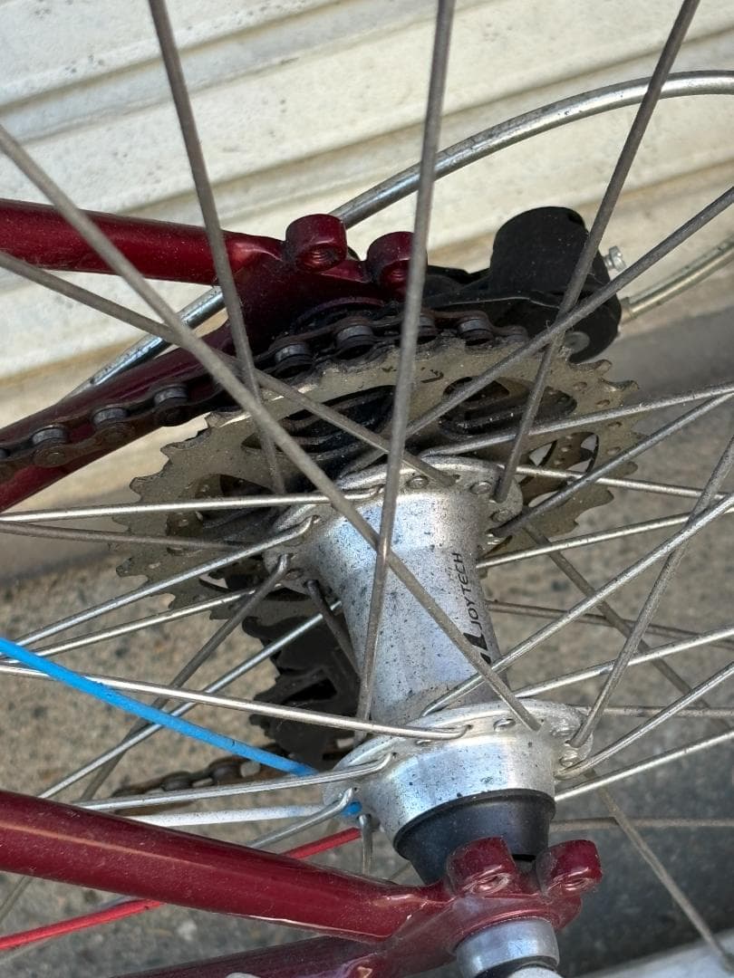 MICHELIN クロスバイク 7段変速 ワインレッド クラシックデザイン