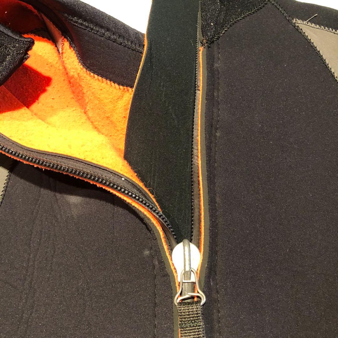 RealBvoice　ウェットスーツ　セミドライ　5mm　サーフィン　黒