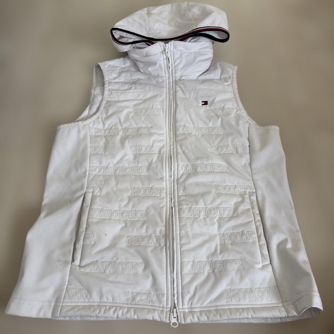 トミーヒルフィガー ゴルフ ベスト レディース フーディー キルト