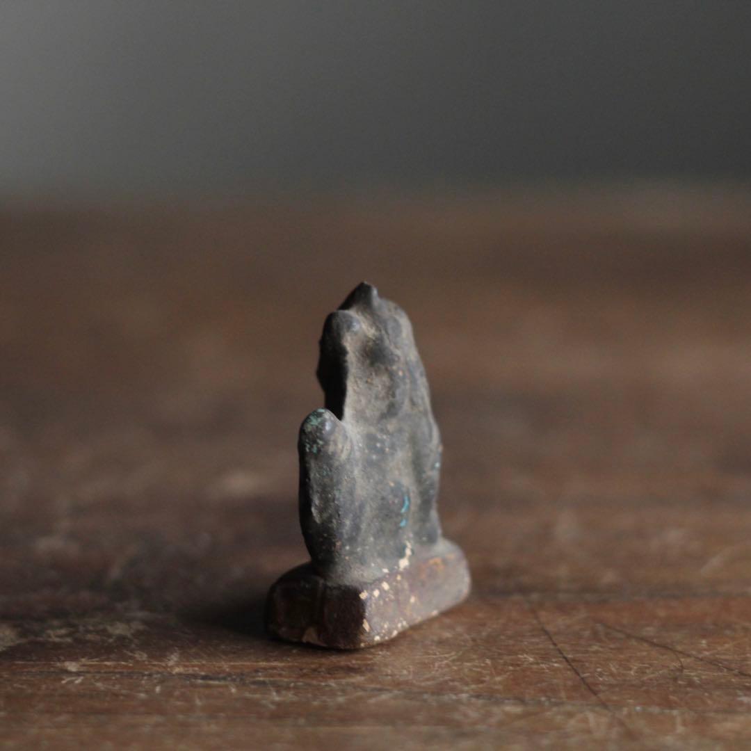 古い 土人形 狛犬 古道具 アンティーク 狛犬のみ