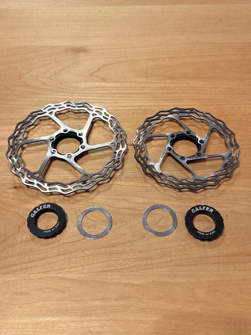 GALFER ディスクブレーキローター 前後セット 160mm / 140mm