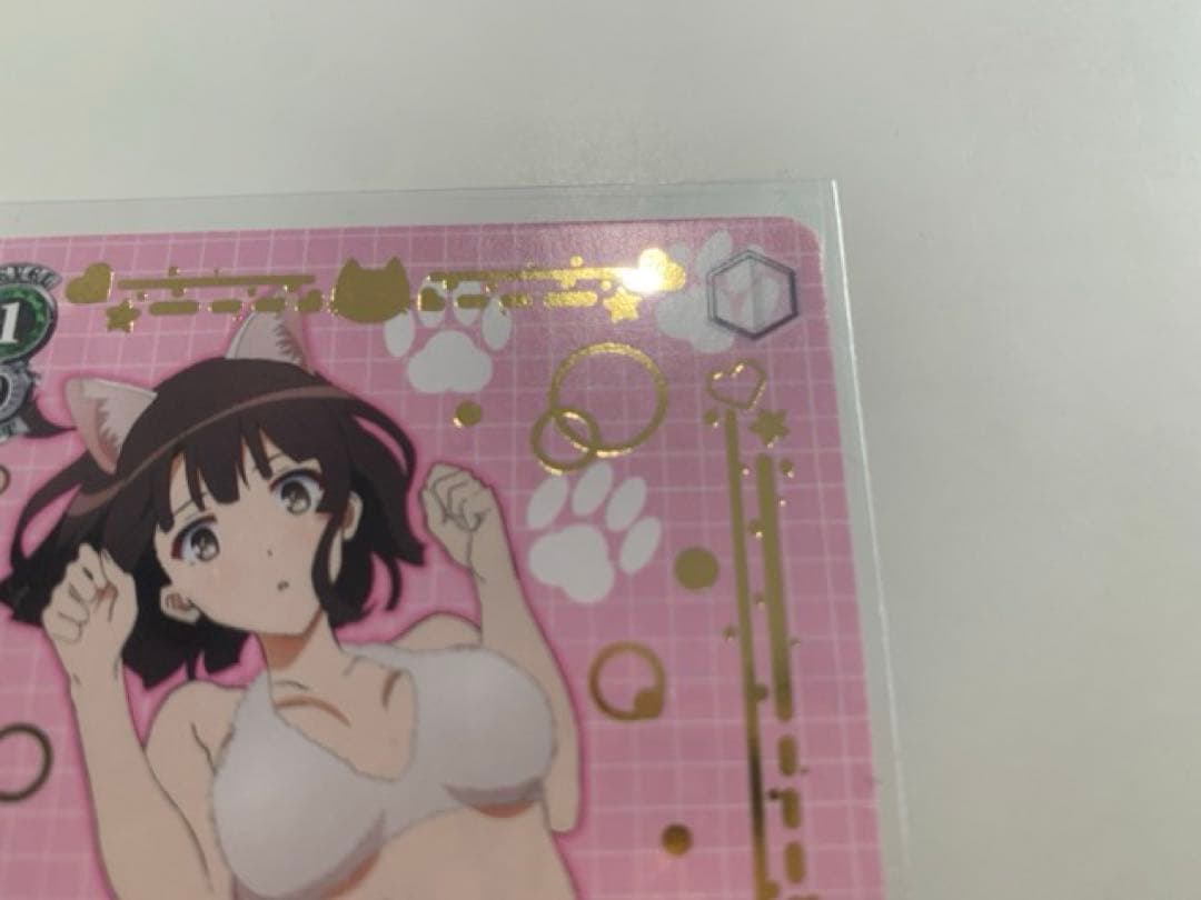 ヴァイスシュバルツ　ネコミミ美少女　恵　箔押し　冴えない彼女の育てかた