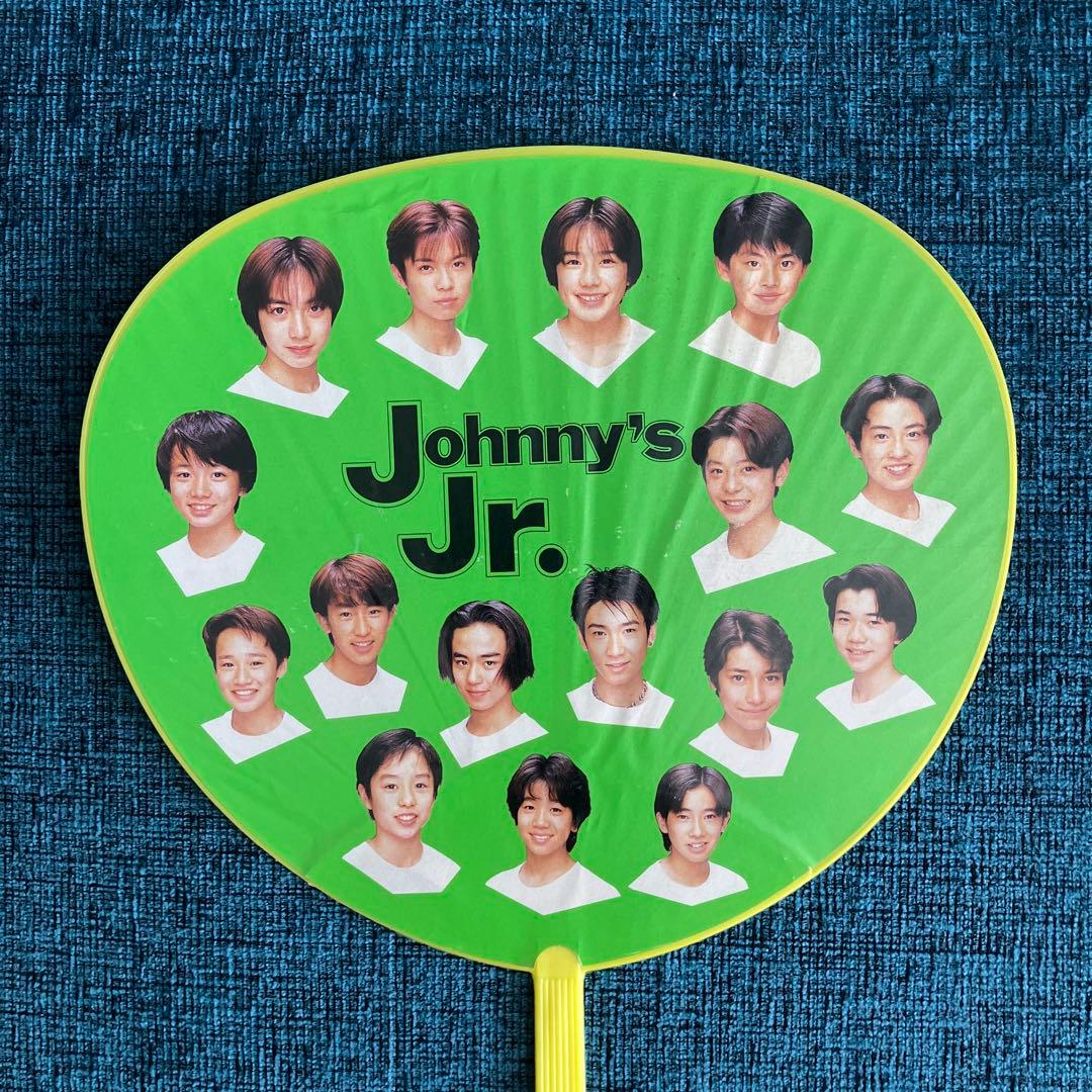 嵐メンバーJohnny's Jr. 時代のうちわ