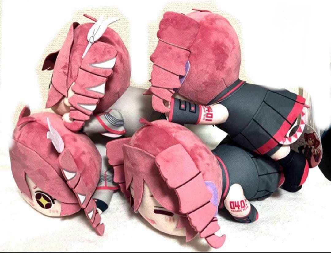 新品タグ付き 重音テト くてんこBIGぬいぐるみ 4個セット ②