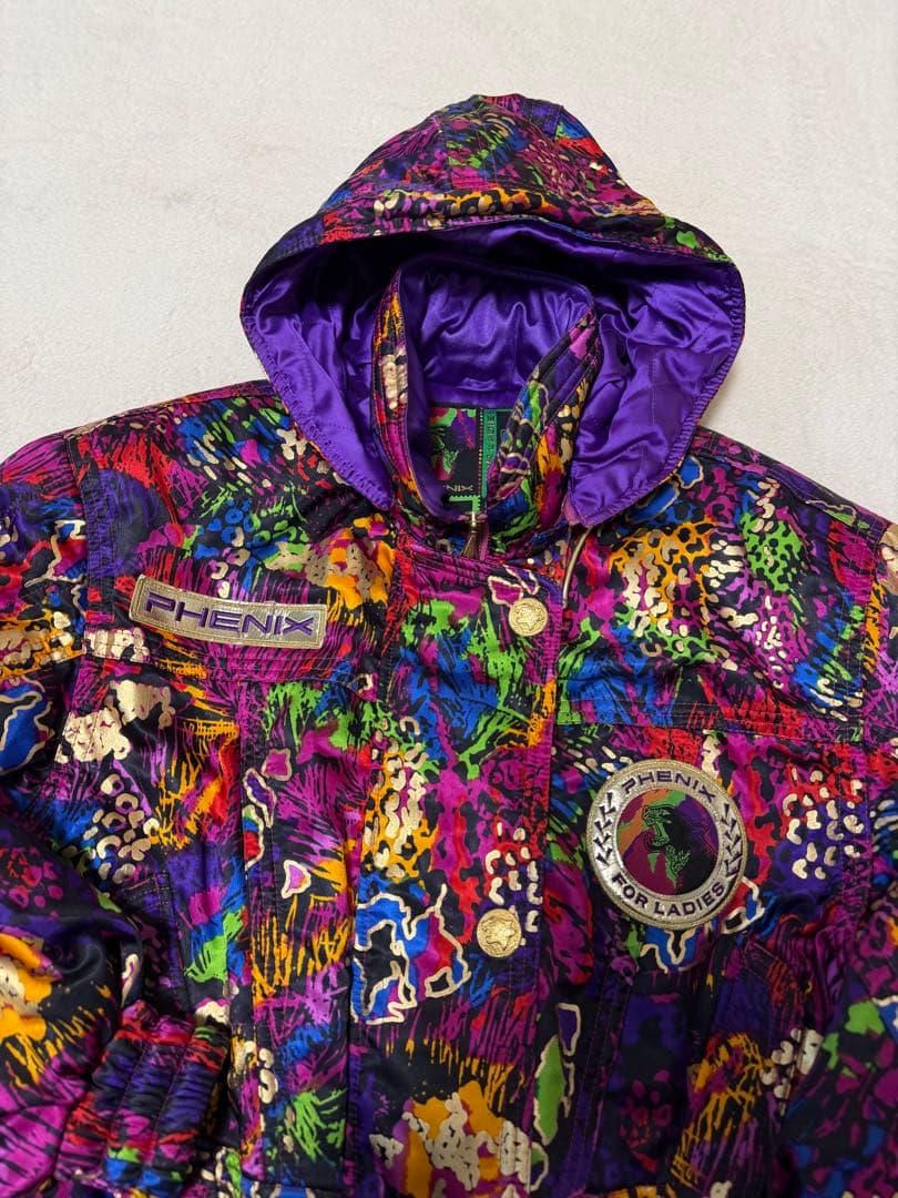 Phenix レトロ スキーウェア ゴージャス スノボウェア レディースM/L