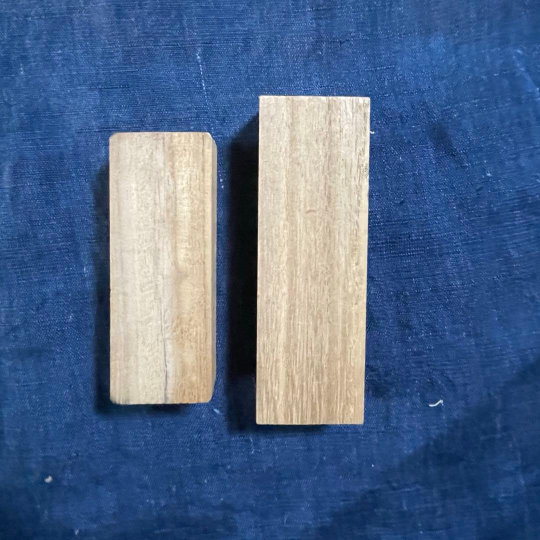 墨⑥2本組 古梅園 金さくら・お花墨 和墨 古墨 1976年