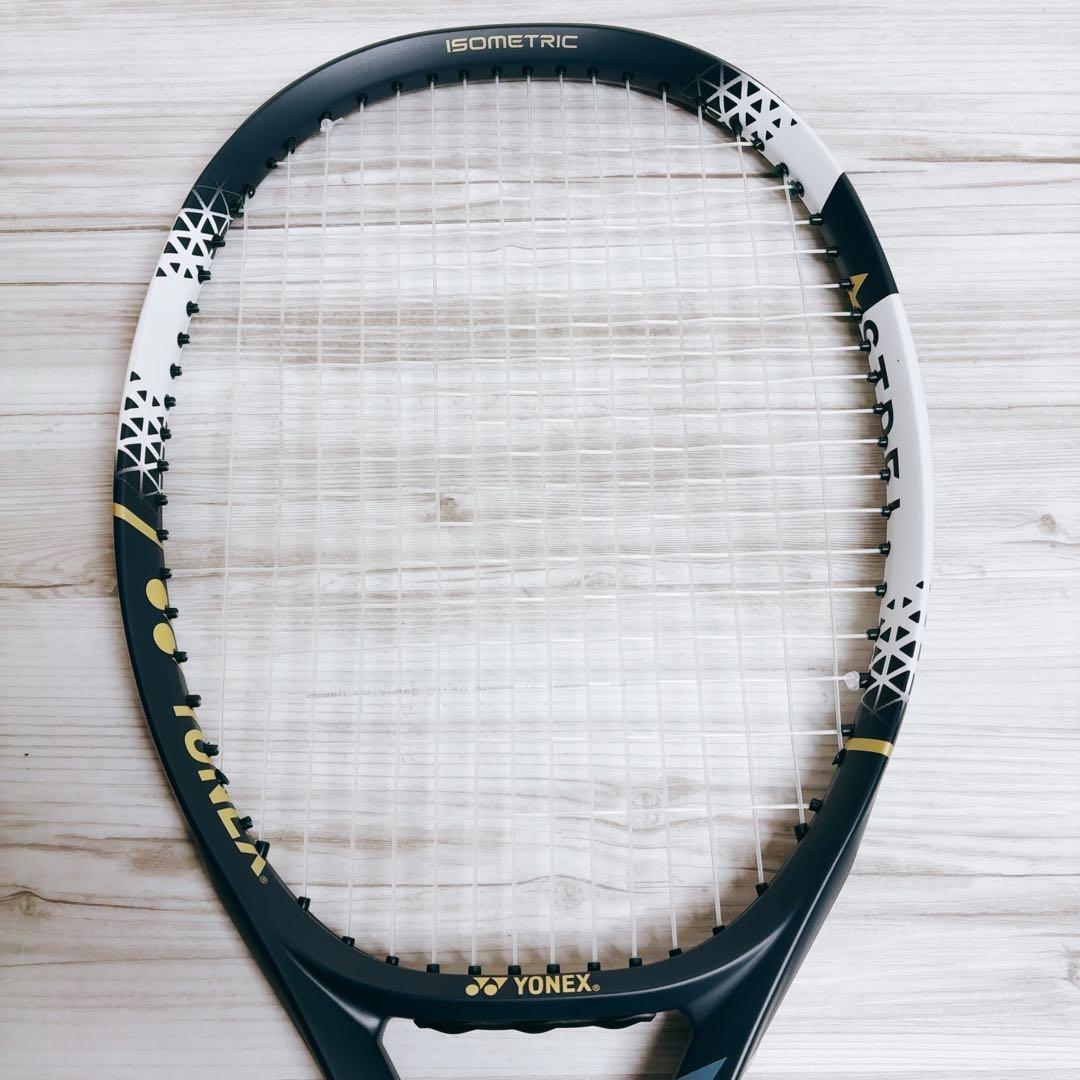 美品 【ヨネックス】 ASTREL 105 テニスラケット 硬式 G1E 白 紺