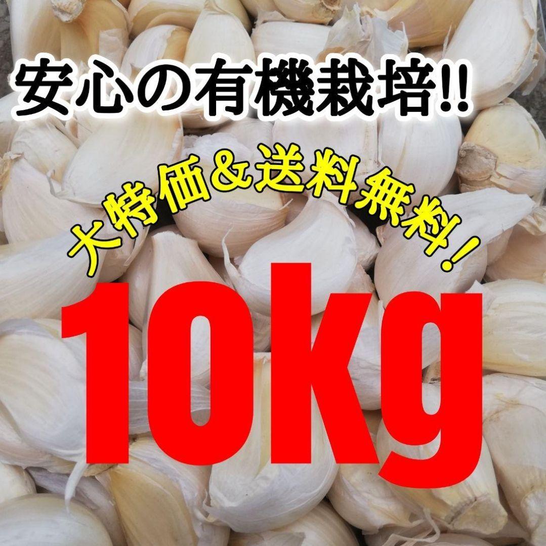 【送料無料】 2025年産 無農薬 バラニンニク 10kg ニンニク 10キロ