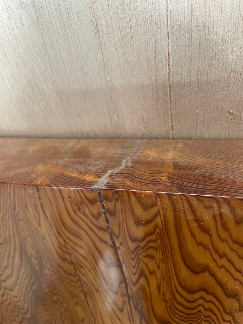 屋久杉 うるし塗り 座卓