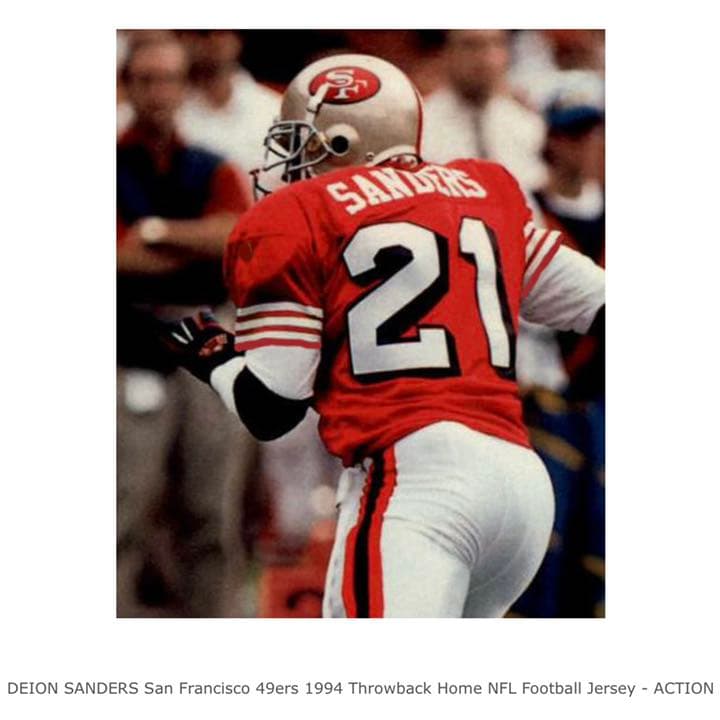 その他 DEION SANDERS 49ers #21