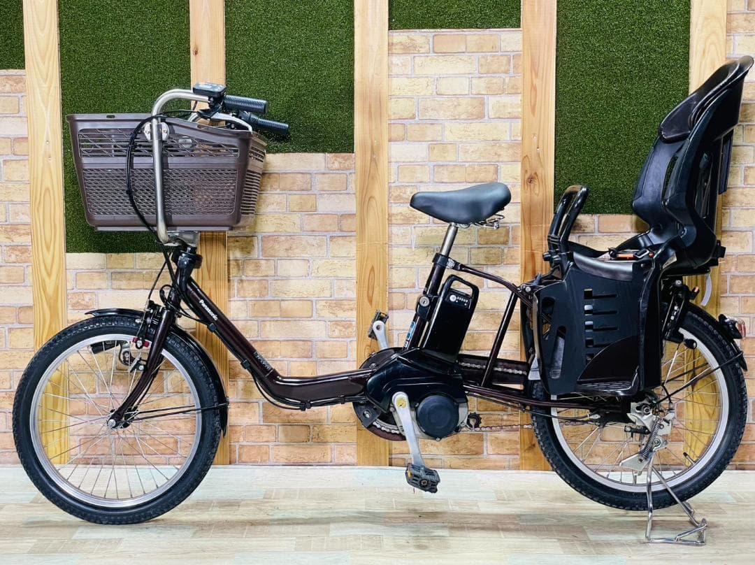 ブラウン系 パナソニック 子供乗せ電動アシスト自転車 H3336