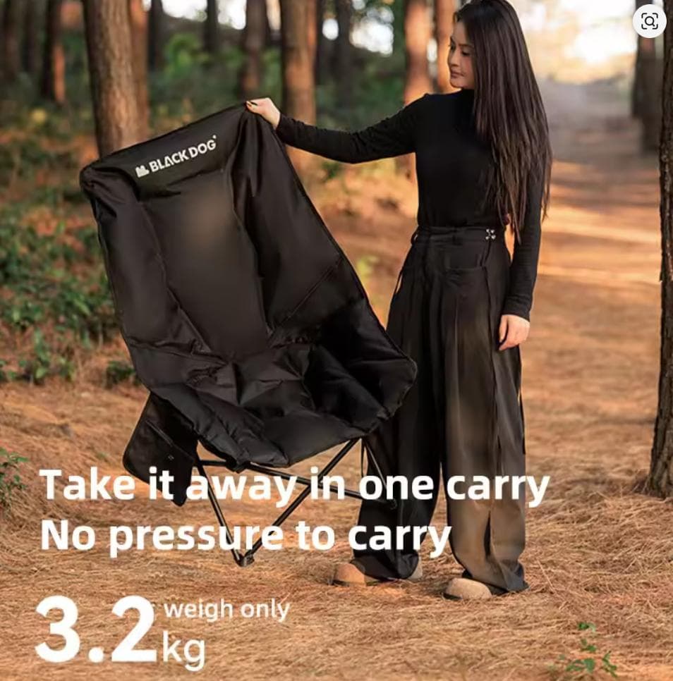 BLACKDOG 折りたたみキャンプチェア2脚セット