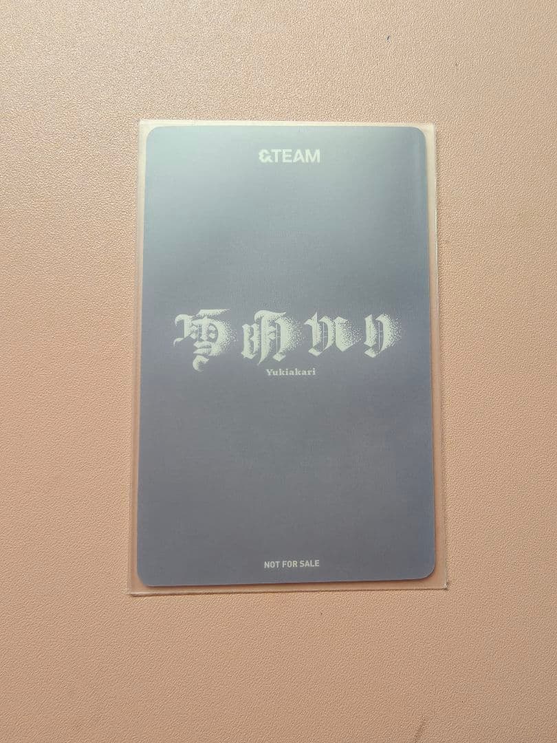 &TEAM 　雪明かり デビュー日　ヨントン　トレカ　ケイ　K
