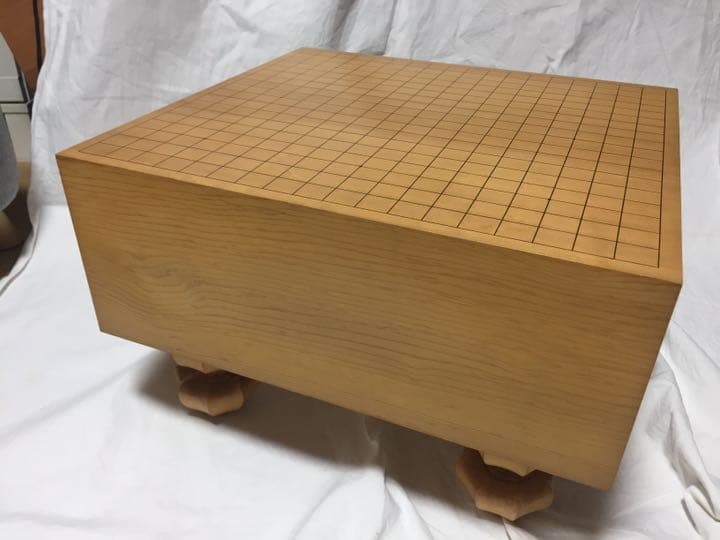 碁盤　碁石セット 本蛤碁石 木製 脚付