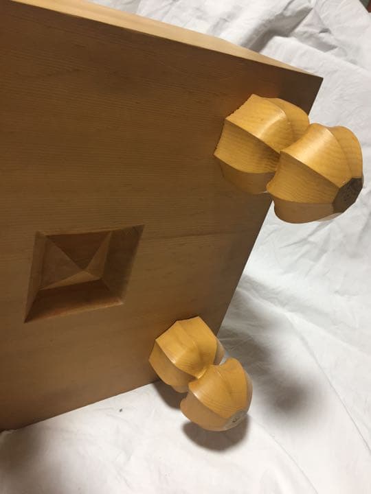 碁盤　碁石セット 本蛤碁石 木製 脚付