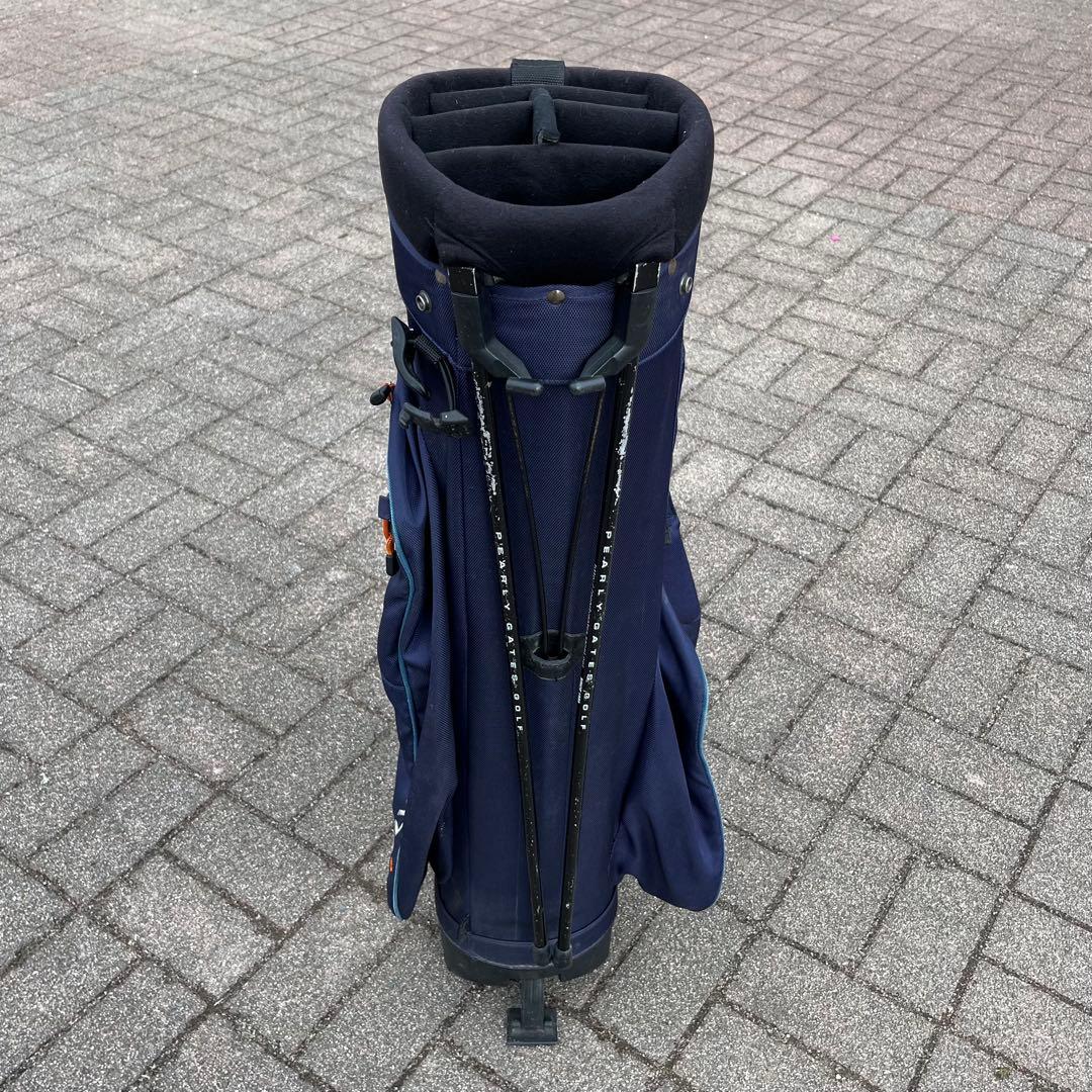 PEARLY GATES ゴルフバッグ 6分割 軽量 スタンド付き