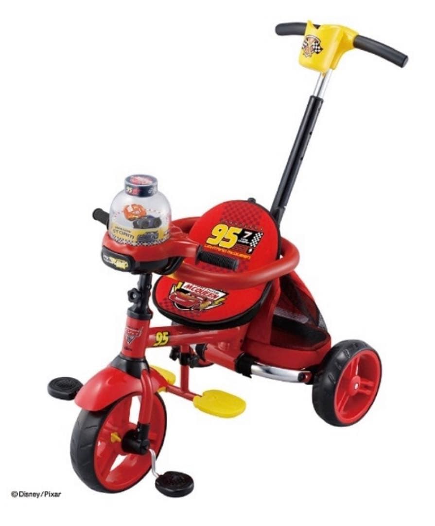 カーズ チャンピオン 三輪車 ディズニー キッズ 子供乗り物 新品 さんりんしゃ