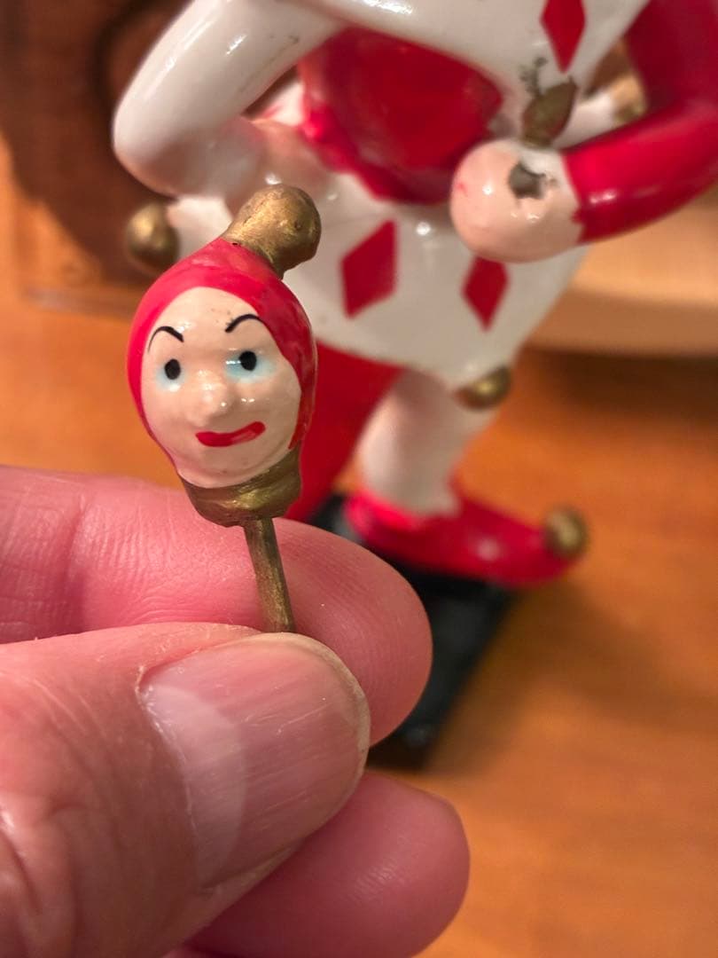 ビンテージ50s KREIS Japan ハーレクイン　ジェスチャー　道化師