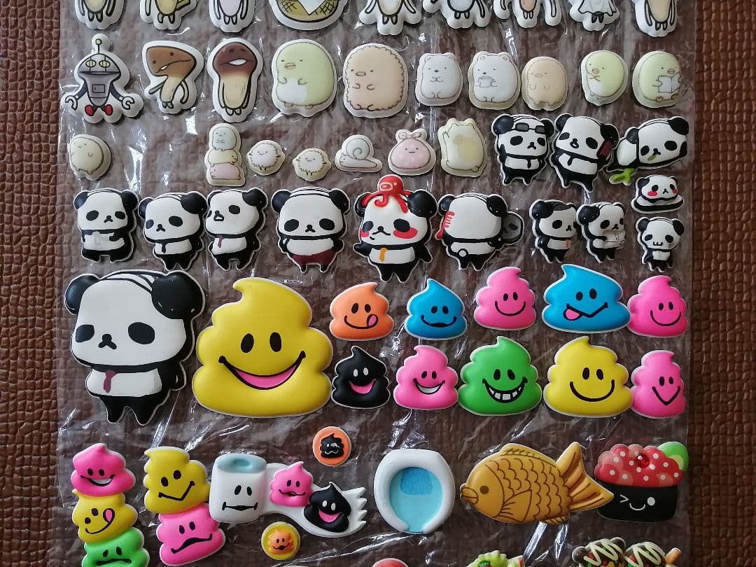 【平成レトロ】シール　ぷっくりシール　小学生女子