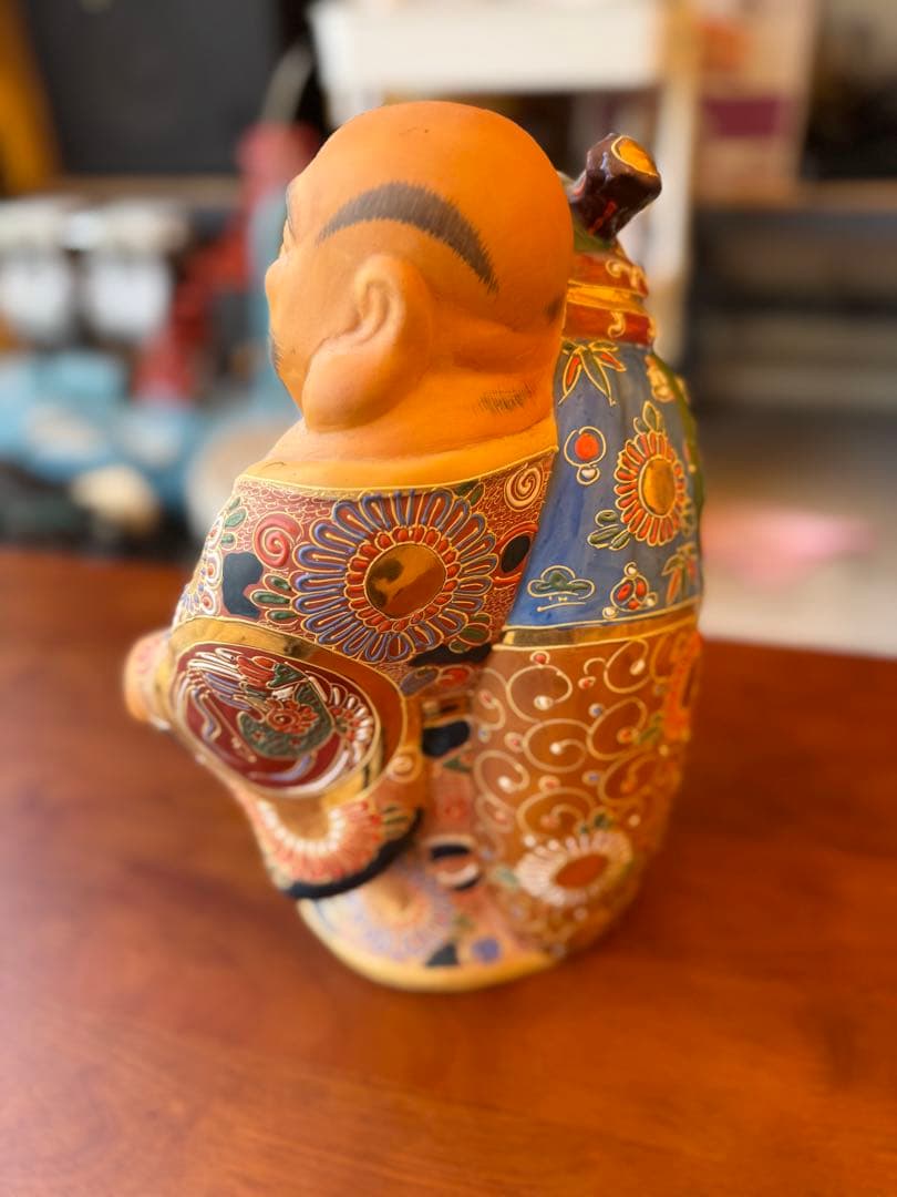 布袋様　九谷焼き　置き物