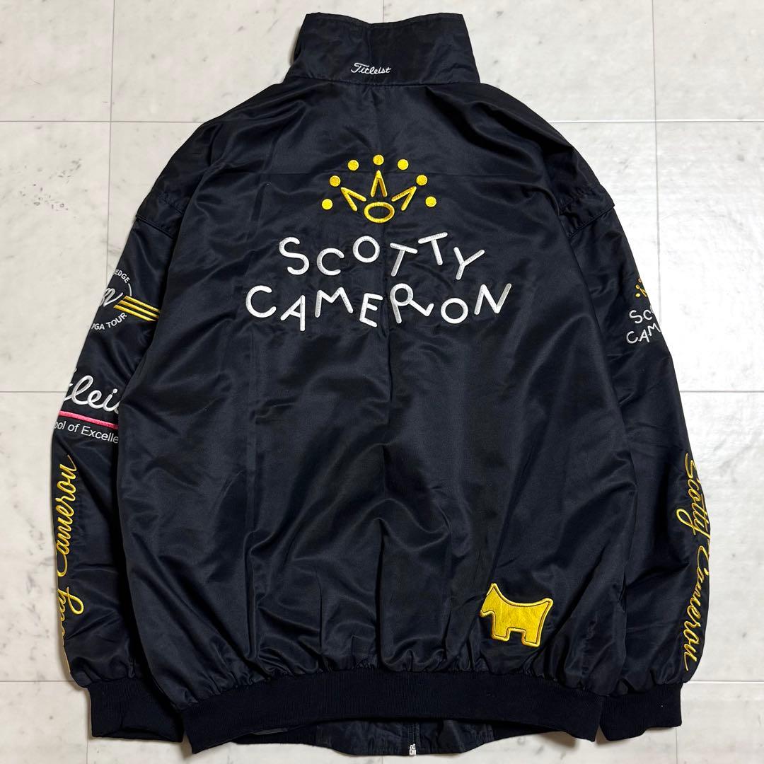 Titleist × SCOTTY CAMERON ゴルフ ジャケット 黒 XL