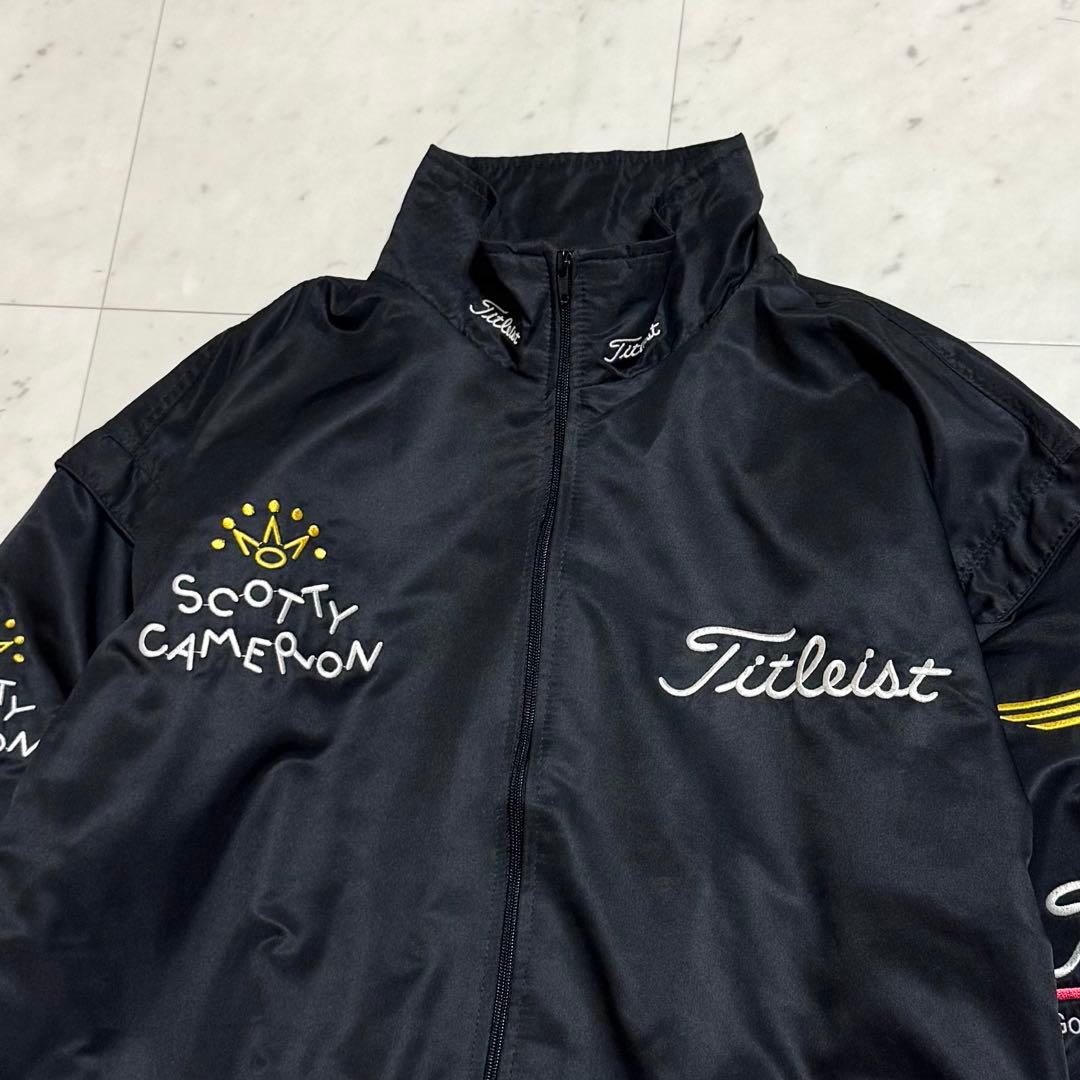 Titleist × SCOTTY CAMERON ゴルフ ジャケット 黒 XL