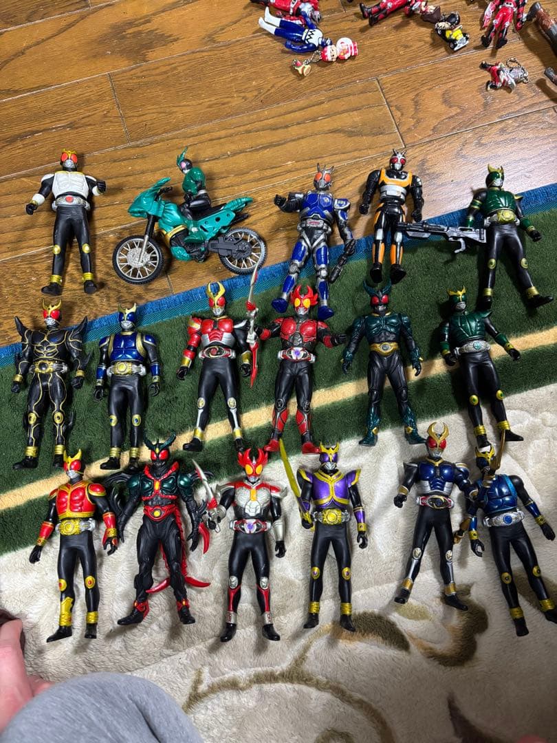 仮面ライダー フィギュアセット バイク付き