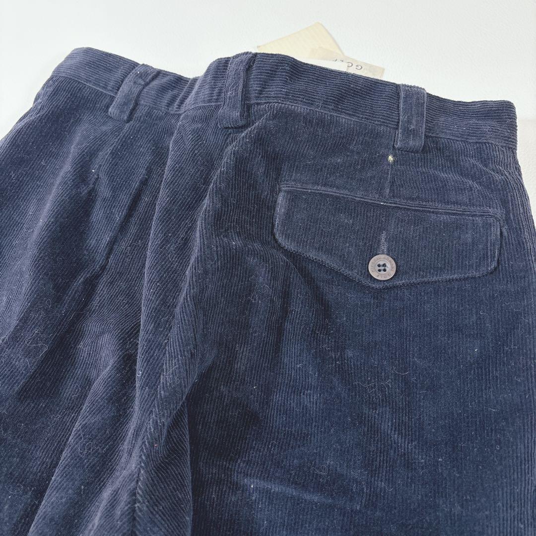 GIORGIO ARMANI GOLF コーデュロイパンツ 40 紺 デサント製