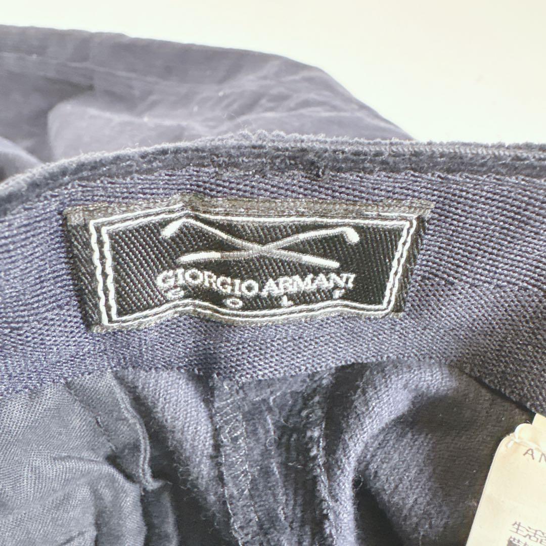 GIORGIO ARMANI GOLF コーデュロイパンツ 40 紺 デサント製