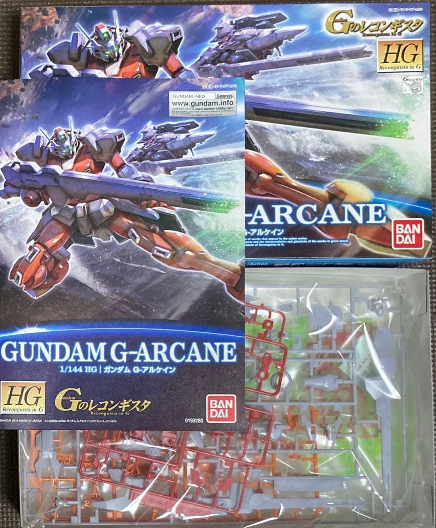 HG Gセルフほか、レコンギスタキット6点セット