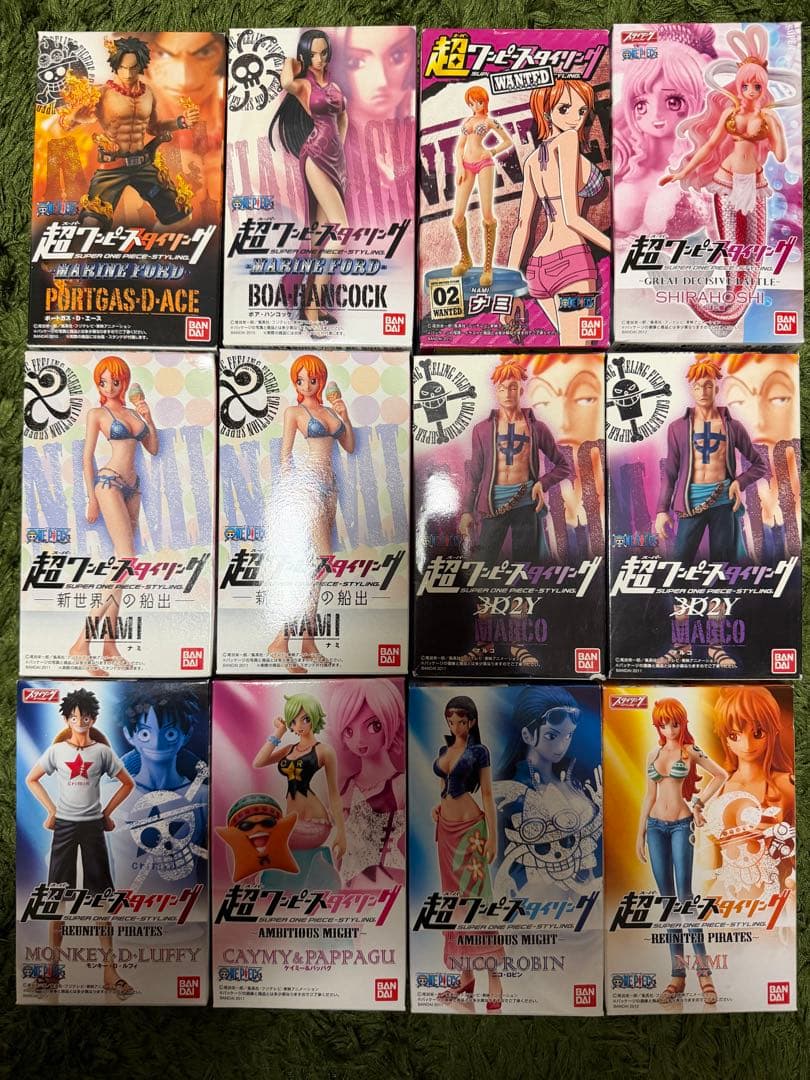 ワンピーススタイリングフィギュア　32個セット　ノーマル、レア