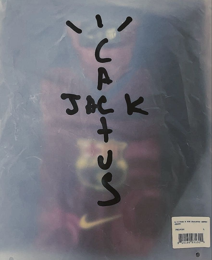 Ｍ*w様 【未使用】FCバルセロナ トラヴィス・スコット コラボユニフォーム