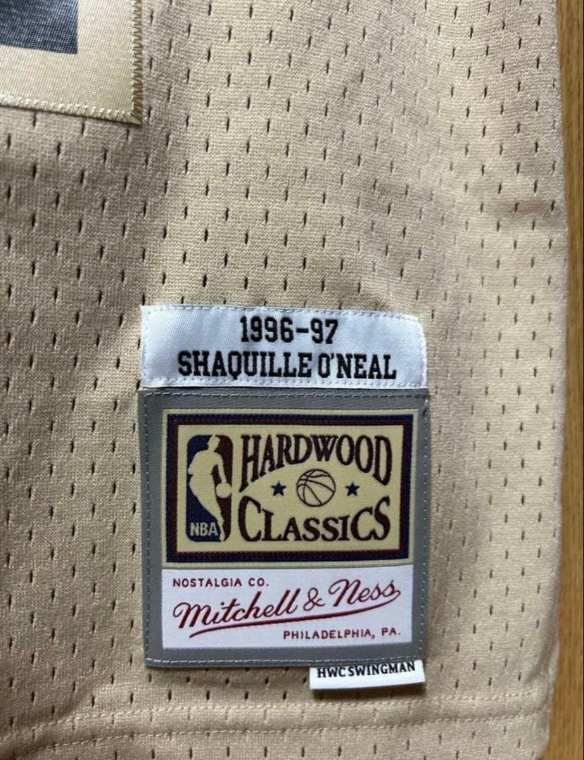 シャキールオニール　スウィングマンジャージ　ミッチェルアンドネス　レイカーズ