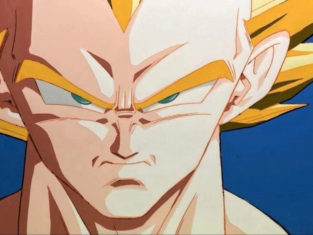 ス*カ様 ドラゴンボールZ セル画 べジータ 超サイヤ人