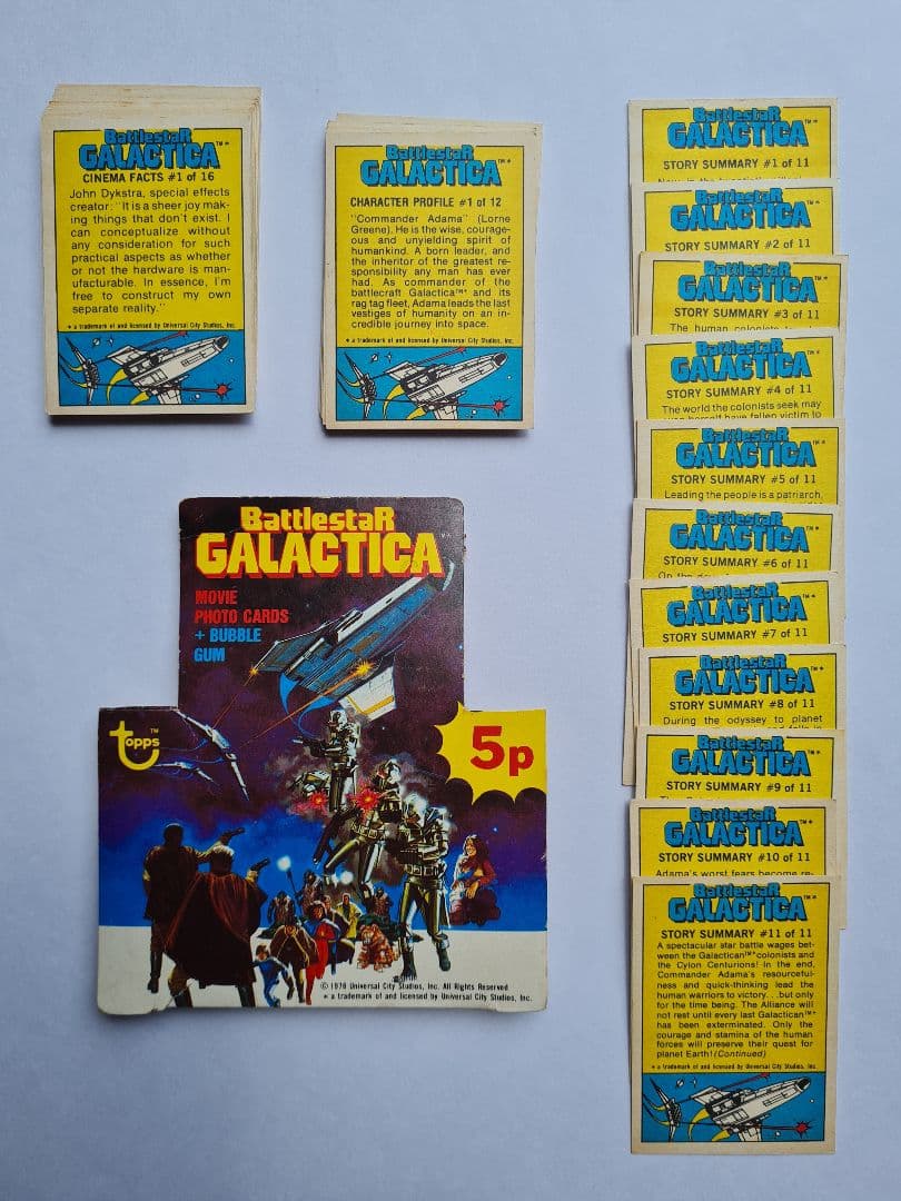 その他 1978 Battlestar Galactica trading cards