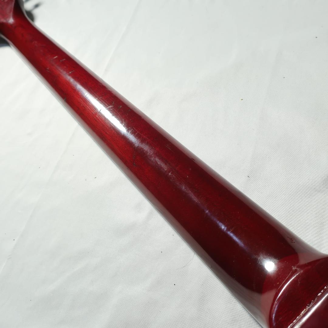 Burny レスポール ジュニアタイプ エレキギター ケース付 弦交換済